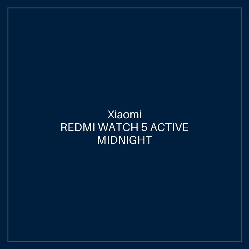REDMI WATCH 5 ACTIVE MIDNIGHT BLACK