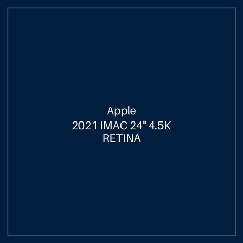 2021 IMAC 24" 4.5K RETINA M1 8CPU 8GPU 8GB SSD 512GB - YELLOW