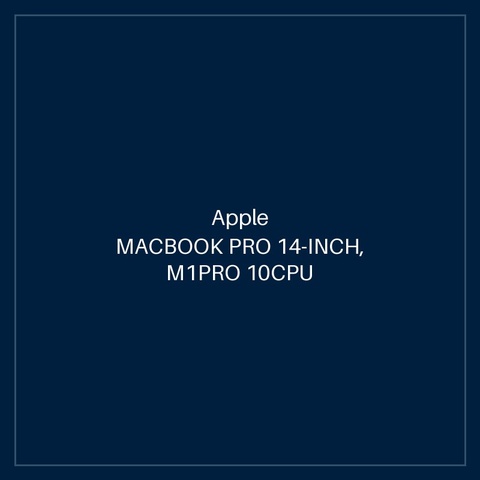 MACBOOK PRO 14-INCH, M1PRO 10CPU 16GPU 16GB SSD 1TB - SILVER
