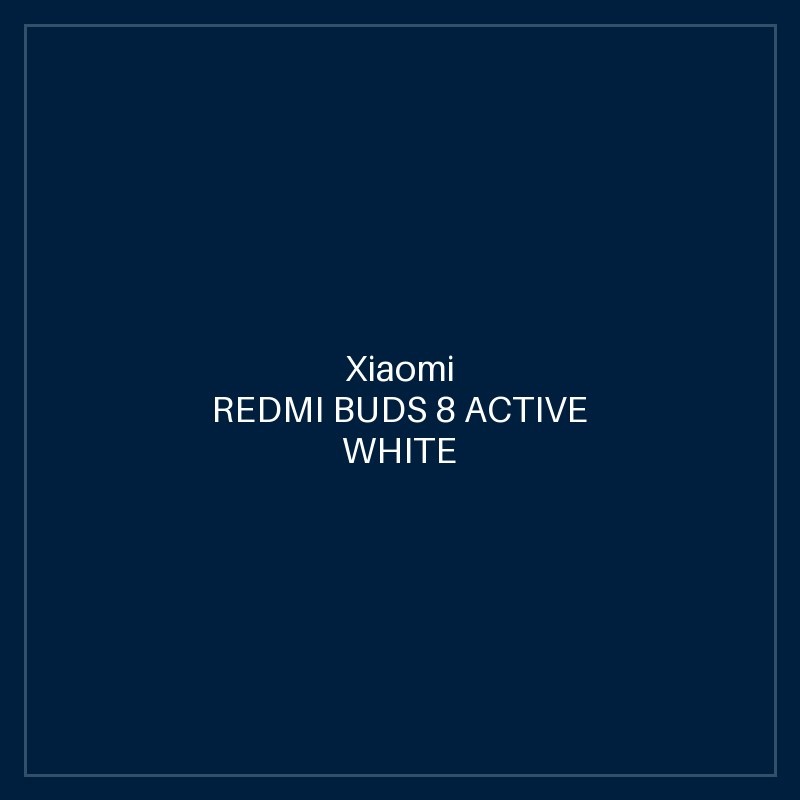 REDMI BUDS 8 ACTIVE WHITE