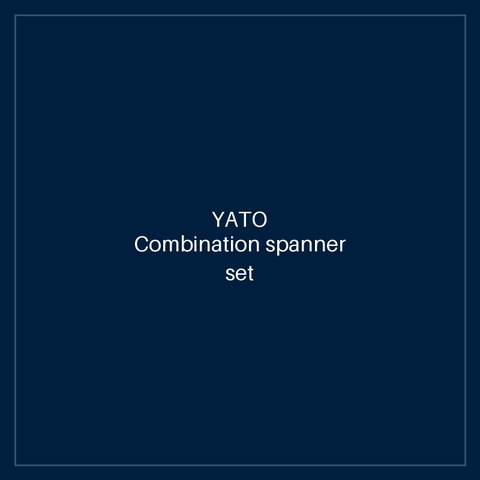 Combination spanner set