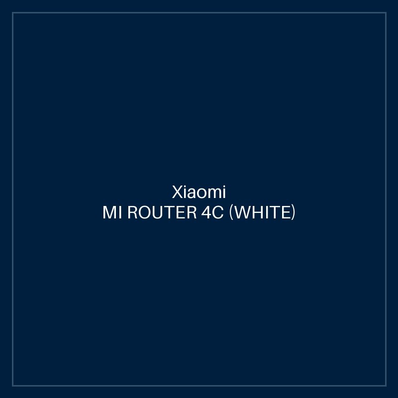 MI ROUTER 4C (WHITE)