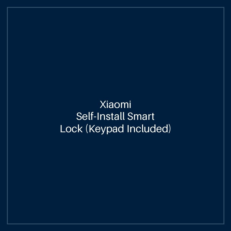 Xiaomi Self-Install Smart Lock (Keypad Included) EU