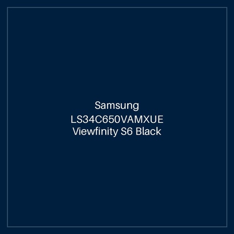 Samsung LS34C650VAMXUE Viewfinity S6 Black