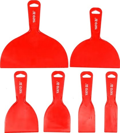 Plastic scraper set