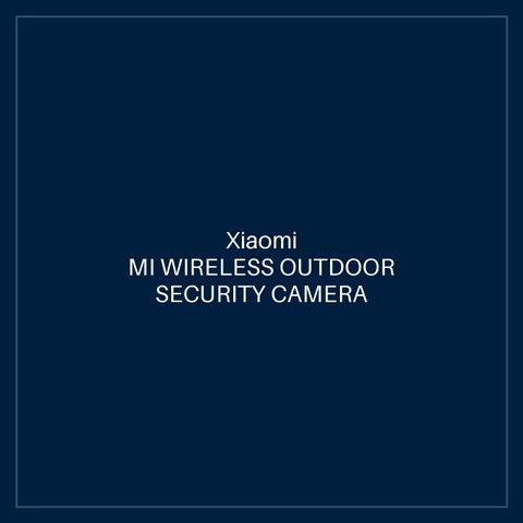 MI WIRELESS OUTDOOR SECURITY CAMERA 1080P SET