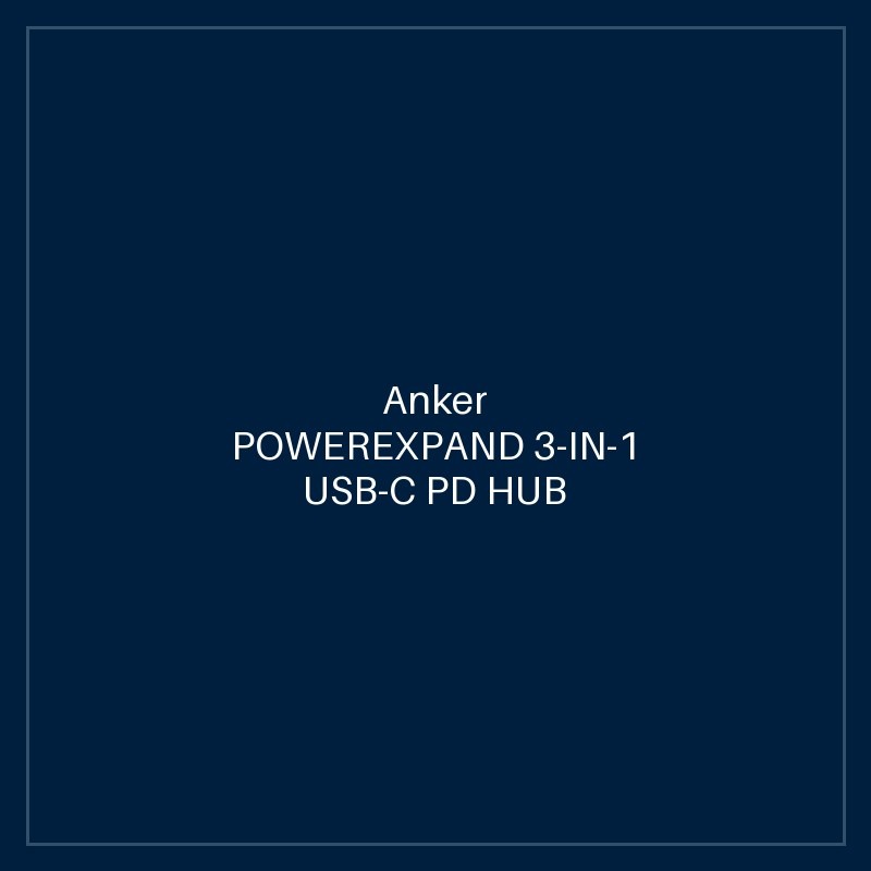 ANKER POWEREXPAND 3-IN-1 USB-C PD HUB GRAY