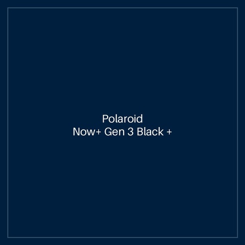 Polaroid Now+ Gen 3 Black + Color Film Bundle (8 photos)