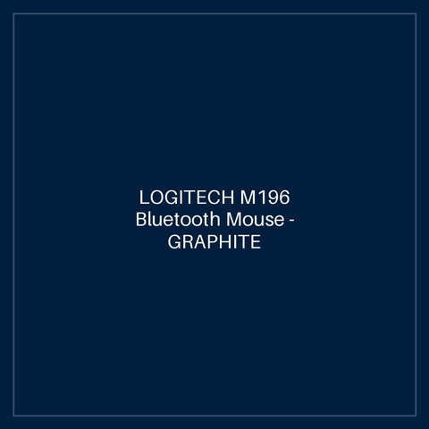LOGITECH M196 Bluetooth Mouse - GRAPHITE - BT - EMEA28i-935
