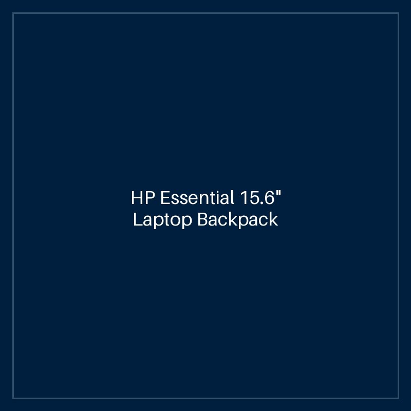 HP Essential 15.6" Laptop Backpack