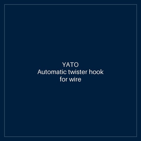 Automatic twister hook for wire tying