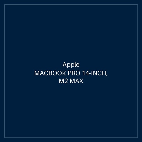 MACBOOK PRO 14-INCH, M2 MAX CHIP, 12C CPU, 30C GPU, 32GB UM, 1TB SSD - SILVER