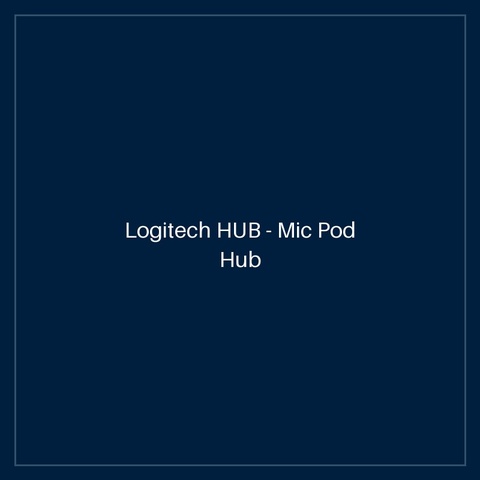 Logitech HUB - Mic Pod Hub for the Rally - GRAPHITE