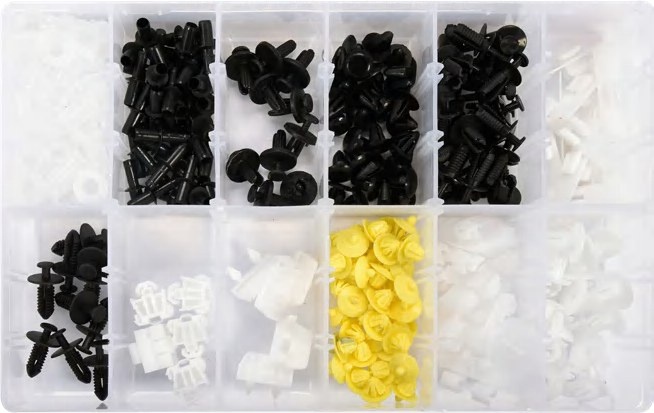 Trim clips assortment