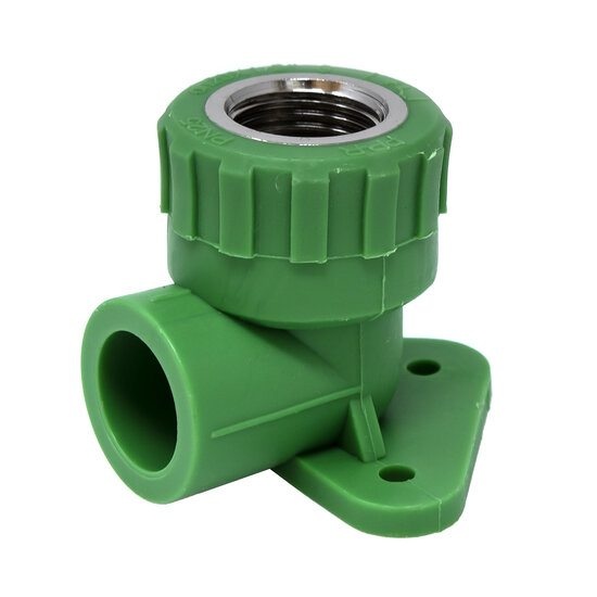 Wall-Mounted F-F Elbow PPR Green