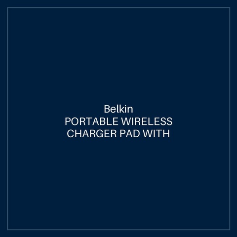 BELKIN PORTABLE WIRELESS CHARGER PAD WITH MAGSAFE 15W