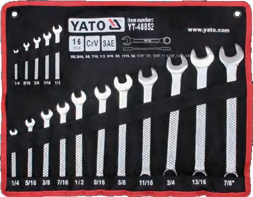 Combination spanner set