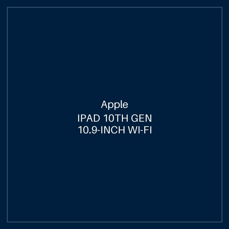 IPAD 10TH GEN 10.9-INCH WI-FI + CELLULAR 64GB - SILVER