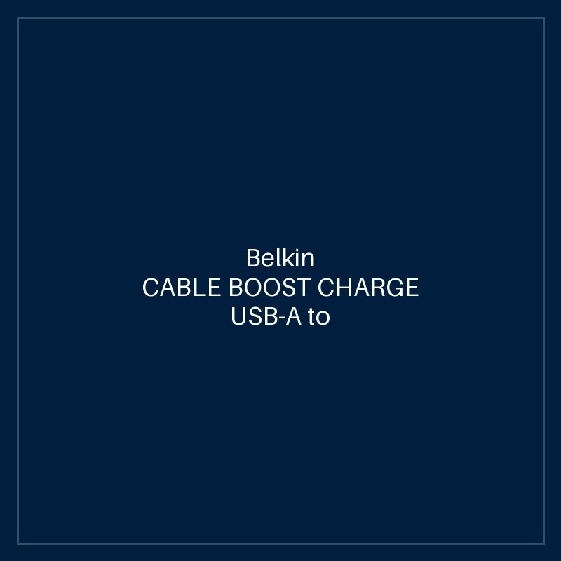 BELKIN CABLE BOOST CHARGE USB-A to USB-C BRAIDED 1m - WHITE