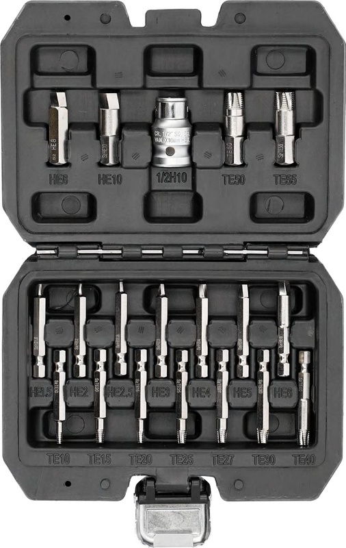 Damaged bolt removal set