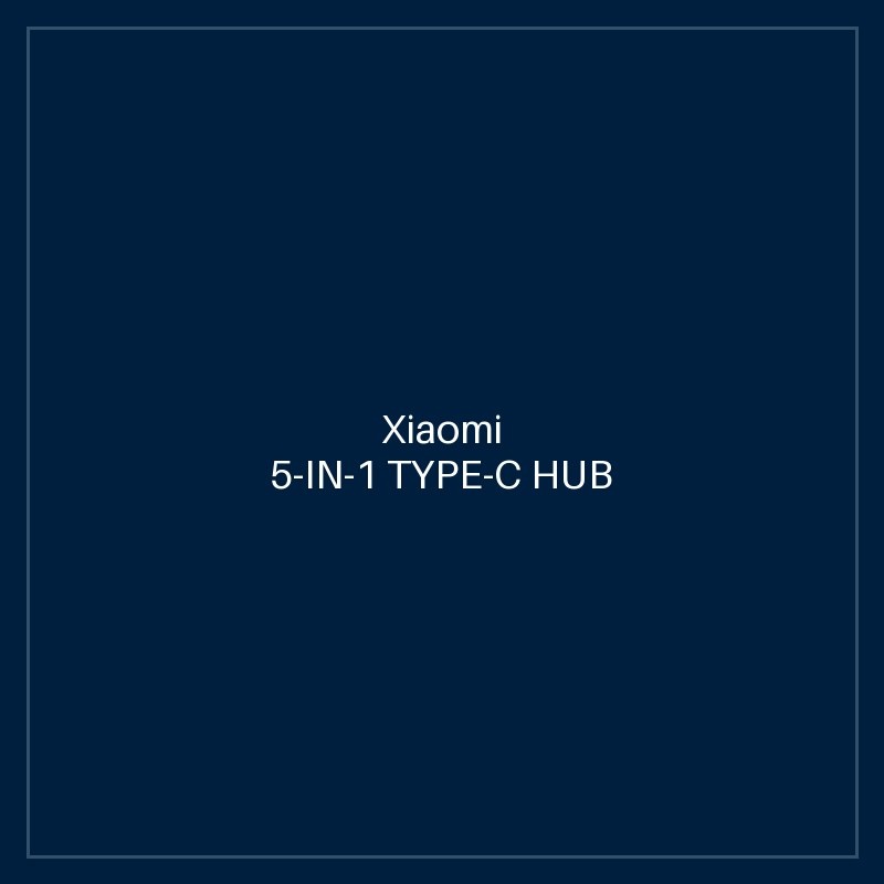 XIAOMI 5-IN-1 TYPE-C HUB