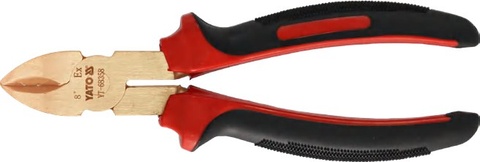 Non-sparking diagonal side cutting pliers 8" g