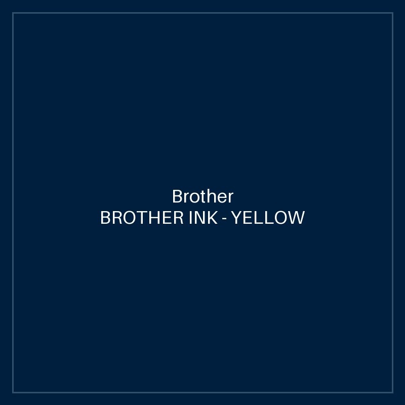 Brother BROTHER INK - YELLOW