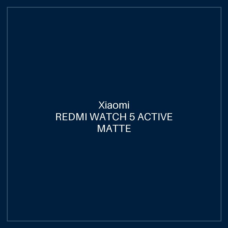 REDMI WATCH 5 ACTIVE MATTE SILVER