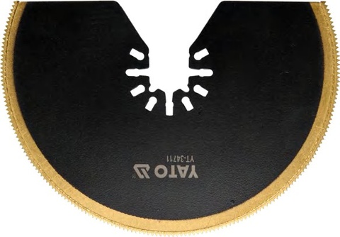 Half-moon saw blade for oscillating multitool BIM