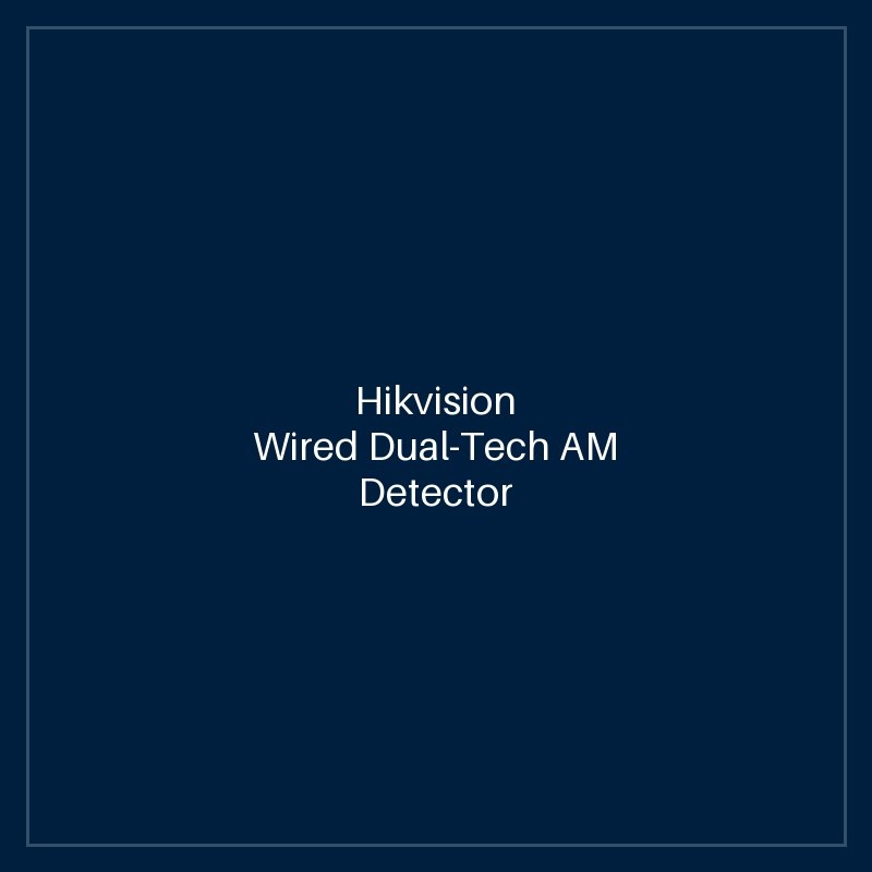 Hikvision Wired Dual-Tech AM Detector