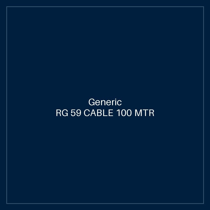 RG 59 CABLE 100 MTR