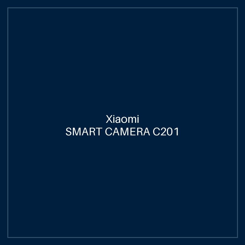 XIAOMI SMART CAMERA C201