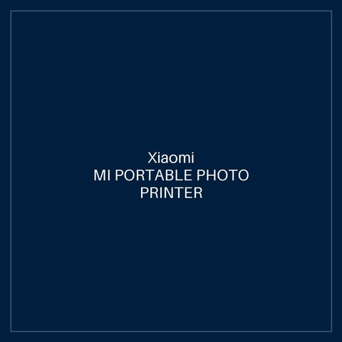 MI PORTABLE PHOTO PRINTER