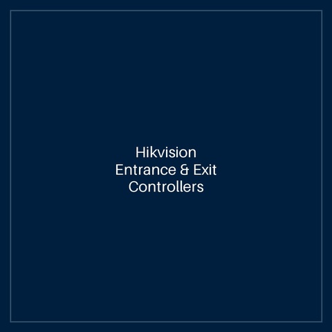 Hikvision Entrance & Exit Controllers