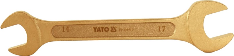 Non-sparking double open end spanner