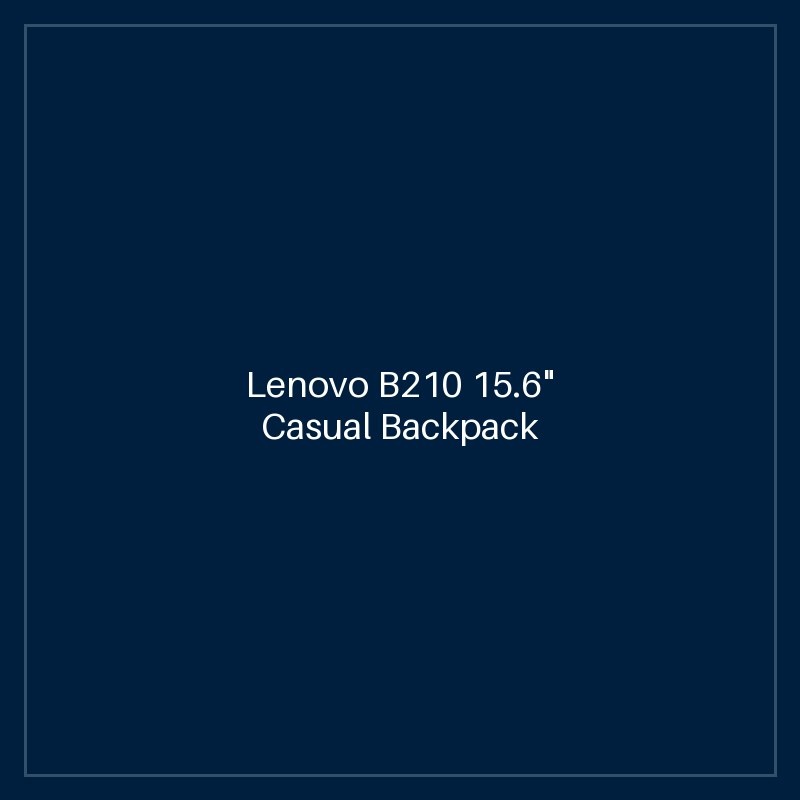 Lenovo B210 15.6" Casual Backpack