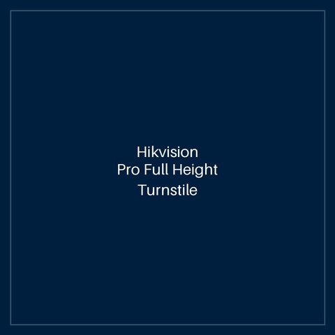 Hikvision Pro Full Height Turnstile