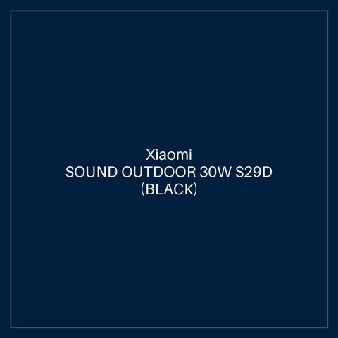 XIAOMI SOUND OUTDOOR 30W S29D (BLACK)