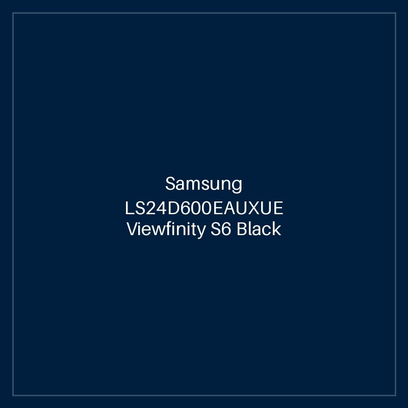 Samsung LS24D600EAUXUE Viewfinity S6 Black