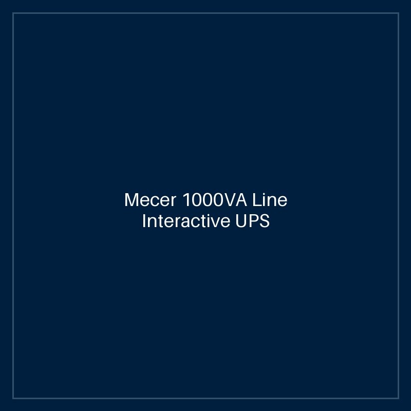 Mecer 1000VA Line Interactive UPS