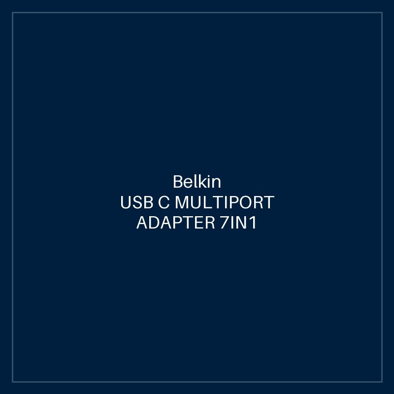BELKIN USB C MULTIPORT ADAPTER 7IN1