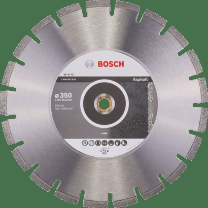 Bosch Diamond Discs: Professional for Asphalt 450mm x 20,00/25,40 mm x 3,2 mm