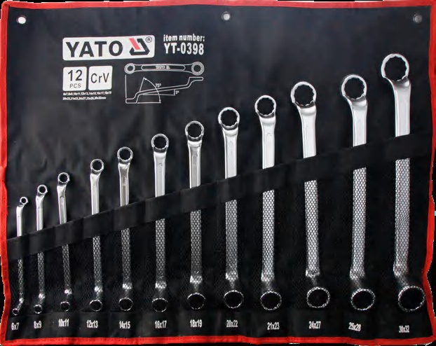 Bi-hexagonal ring spanner set