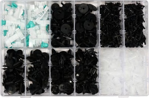 Trim clips assortment