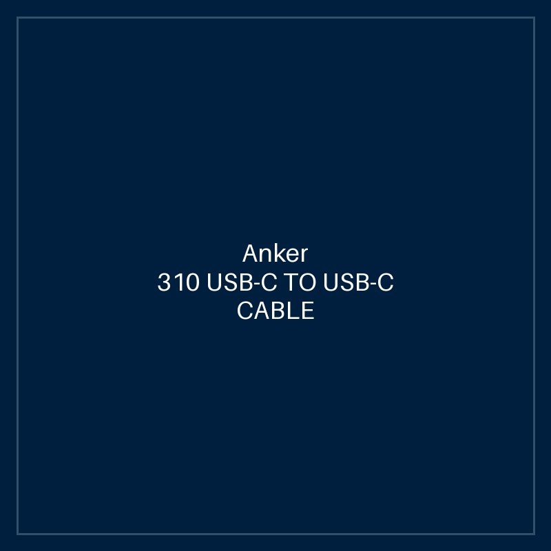 ANKER 310 USB-C TO USB-C CABLE (3FT,240W, BRAIDED) BLACK