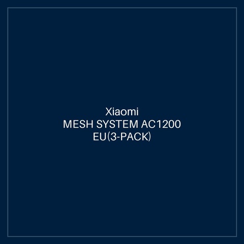 XIAOMI MESH SYSTEM AC1200 EU(3-PACK)