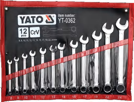 Combination spanner set