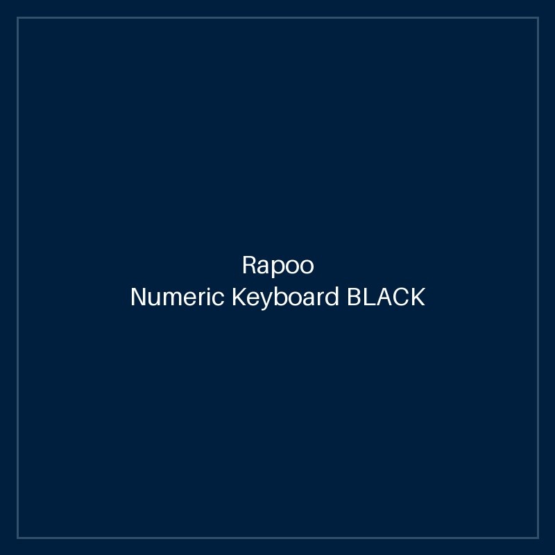 RAPOO Numeric Keyboard BLACK