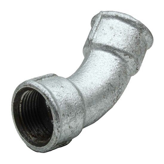 F-F 45° Bend Galvanized Iron