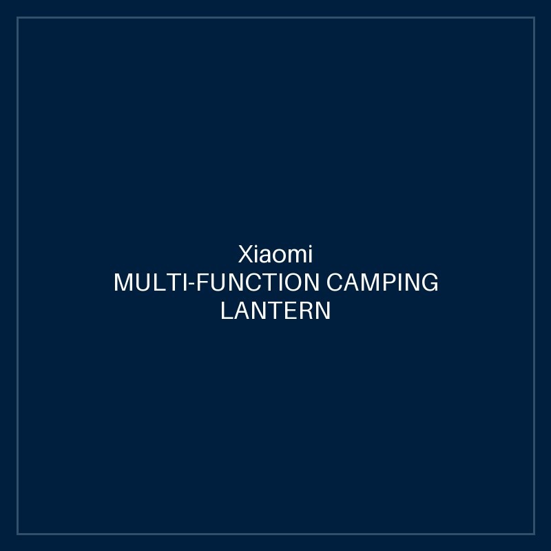 XIAOMI MULTI-FUNCTION CAMPING LANTERN